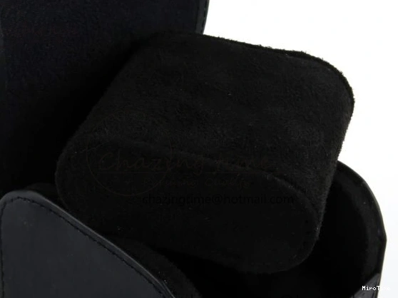 MIROTIME 0217 IWC BLACK LEATHER TRAVEL BOX FreshLook 7085